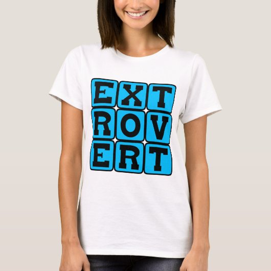 Extravert, Persoonlijkheidskenmerk T-shirt (Voorkant)