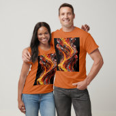 Extreem 3D Smeltend Driehoekig Design T-shirt (Unisex)