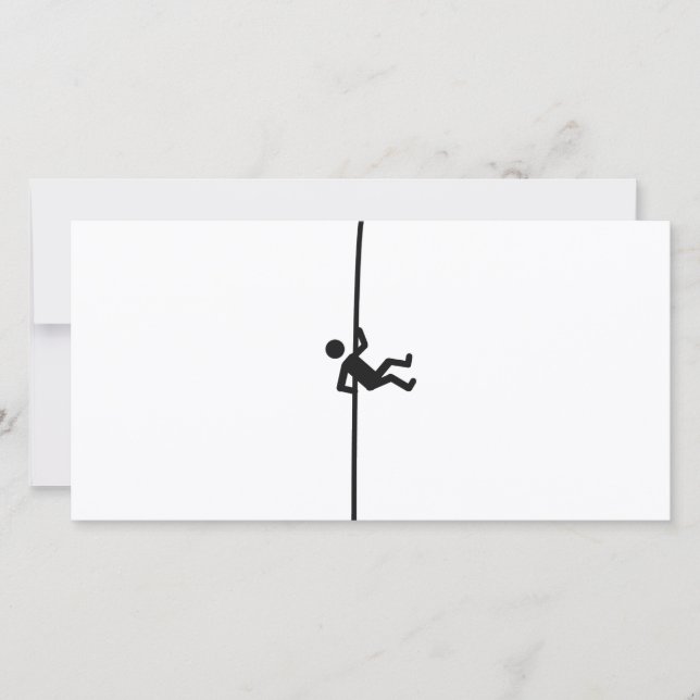 extreem alpinistpictogram (Voorkant)