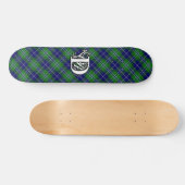 Extreem Douglas Clan Tartan Monogram Persoonlijk Skateboard (Horizontaal)
