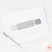 Extreem eigendom door Jocko Willink Rechthoekige Sticker (Envelop)