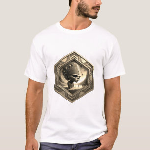 Extreem fantasiebeeld van alien in zwembad t-shirt