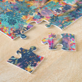 Extreem gemengd ontwerp met sneeuwvlokken legpuzzel (Zijkant)