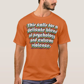 Extreem geweld Vyvyan The Young Ones 80s citaat T-shirt