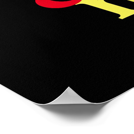 extreem kleurrijk poster voor jou en mij (Hoek)