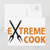 extreem koken briefkaart (Voorkant / Achterkant)