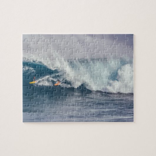 Extreem moeilijke oceaangolfsurfers legpuzzel (Horizontaal)