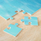 Extreem moeilijke onderwatertinten van blauw legpuzzel (Zijkant)