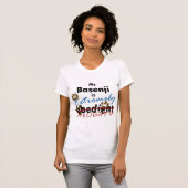 Extreem Naughty Basenji T-shirt (Voorkant volledig)