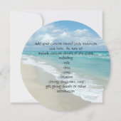 Extreem Ontspannend Strandzicht Kaart (Achterkant)