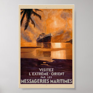 Extreem-Oosten Verre Oosten Vintage Poster 1931