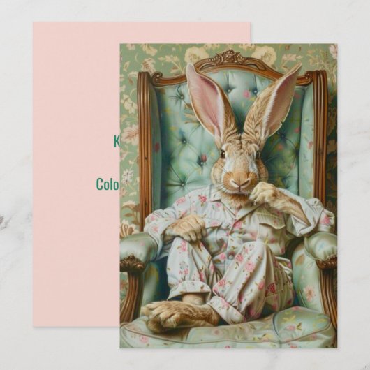 Extreem ophisticeerde konijn Kaart (Voorkant / Achterkant)