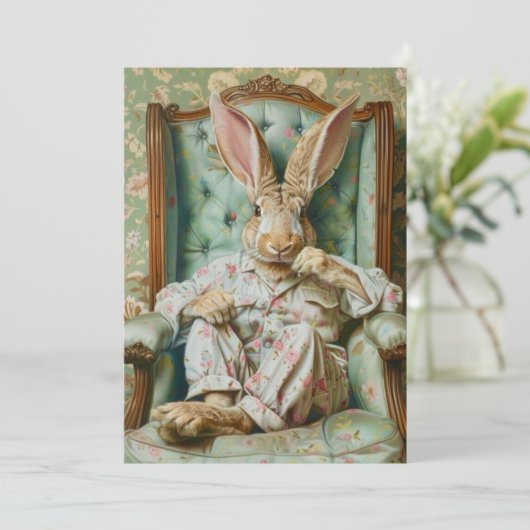 Extreem ophisticeerde konijn Kaart (Staand voorkant)