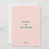 Extreem ophisticeerde konijn Kaart (Achterkant)