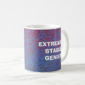 Extreem stabiele Genius Donald Trump Funny Quote Koffiemok (Voorkant rechts)