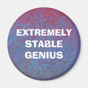 Extreem stabiele Genius Funny Trump Quote Magneet