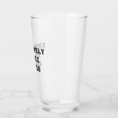 Extreem stabiele Genius Funny Trump Quote Pint Glas (Links)