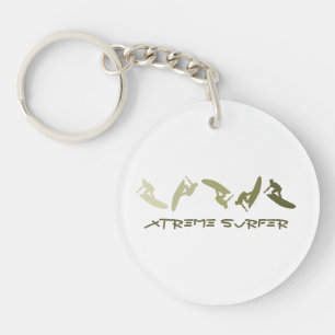 Extreem surfen sleutelhanger