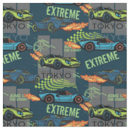 Extreem Tokyo straatracepatroon Stof