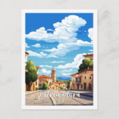 Extremadura Spanje vintage reizen Briefkaart (Voorkant)