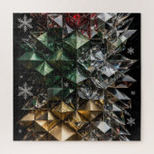 Extreme 3D-mozaïek kerstboom abstract Legpuzzel (Verticaal)