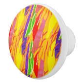 EXTREME ABSTRACTE FANTASIE KUNST KERAMISCHE KNOP (Rechts)