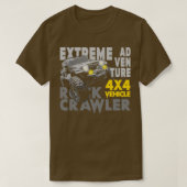 Extreme Adventure Rock Crawler Offroad T-shirt (Design voorkant)