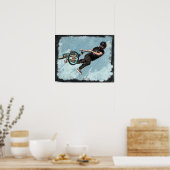 Extreme Air 3, Copyright Karen J Williams Poster (Keuken)