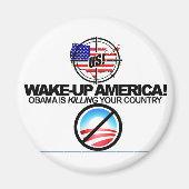 extreme anti obama grappen magneet 01 (Voorkant)