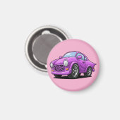 Extreme Bent Purple Auto Artwork Magneet (Voorkant / Achterkant)