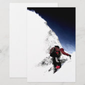 Extreme bergbeklimmen briefpapier (Voorkant / Achterkant)