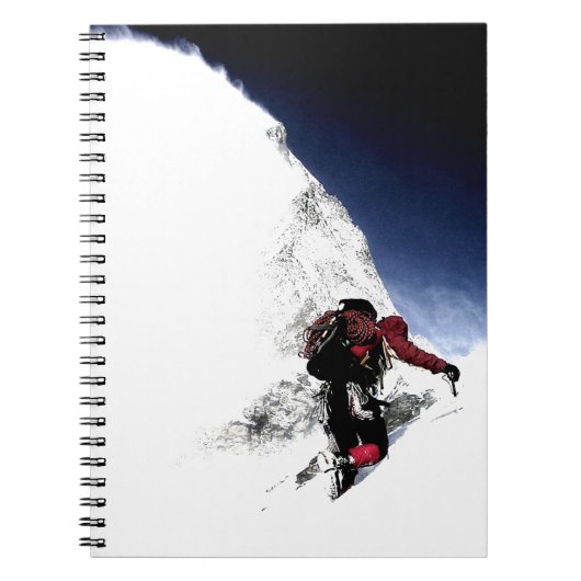 Extreme bergsport klimmen notitieboek (Voorkant)