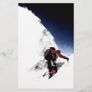 Extreme bergsporten briefpapier