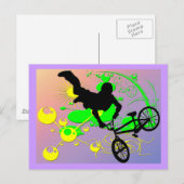 Extreme Biking Briefkaart (Voorkant / Achterkant)