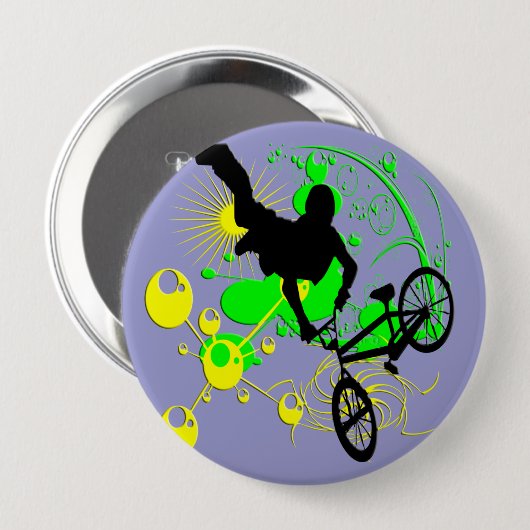 Extreme Biking Ronde Button 4,0 Cm (Voorkant /achterkant)