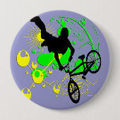 Extreme Biking Ronde Button 4,0 Cm (Voorkant)