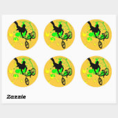 Extreme Biking Ronde Sticker (Vel)
