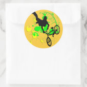 Extreme Biking Ronde Sticker (Tas)