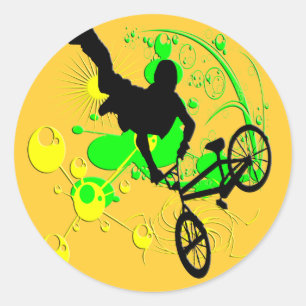 Extreme Biking Ronde Sticker