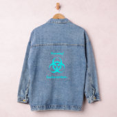 Extreme Blue Biohazard Waarschuwing Denim Jacket (Hangar)