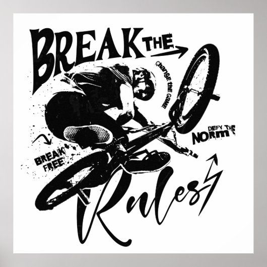 Extreme BMX Freestyle Rider Poster (Voorkant)