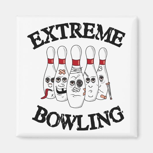 Extreme bowling magneet (Voorkant)