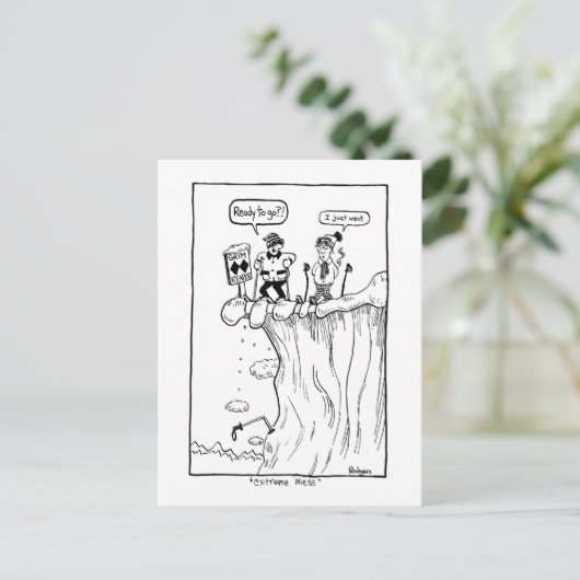 extreme chaos briefkaart (Staand voorkant)