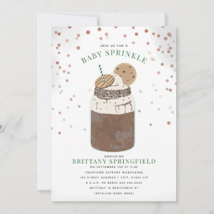 Extreme Chocolate Milkshake Baby Sprinkle Kaart