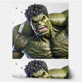 Extreme Close-Up of the Enraged Hulk Behang (Afrollen)