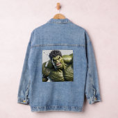 Extreme Close-Up of the Enraged Hulk Denim Jacket (Hangar)