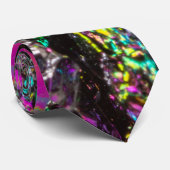 Extreme closeup kristal Carborundum Stropdas (Opgerold)