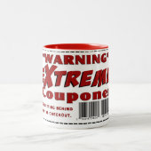 Extreme Couponer Tweekleurige Koffiemok (Center)