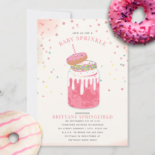 Extreme Crazy Milkshake Girl Baby Sprinkle Donut Kaart