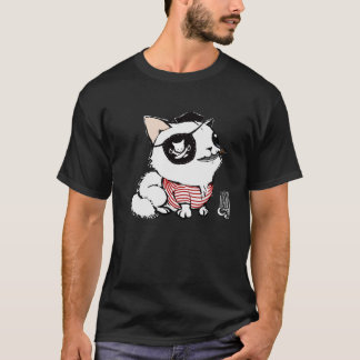 Extreme Cute Pirate Cat T-shirt